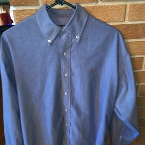 Ralph Lauren blue medium dress shirt